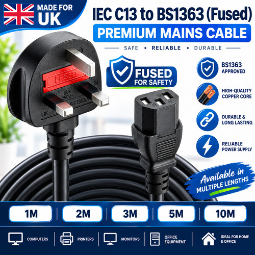 Iec c13 kettle - kettle, lead