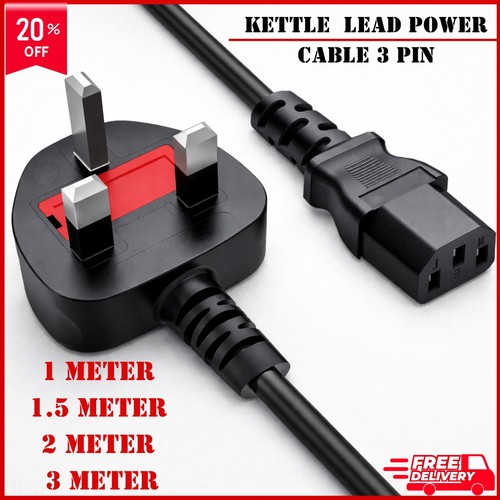 Power cord plug iec - uk, to