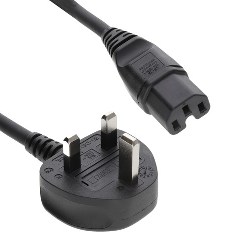 Power cord plug to - power, uk