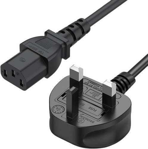 Mains power cable - 2m, lead