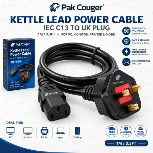 Heavy duty kettle - lead, power
