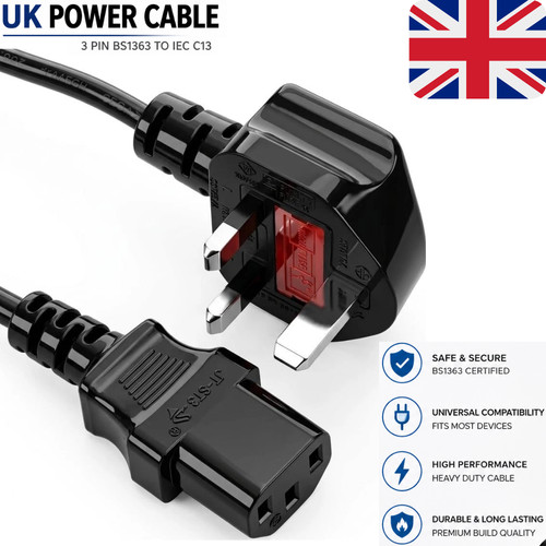 Power cord plug iec - to,
