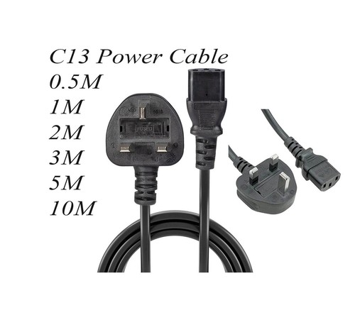 10m kettle lead uk mains - 0.5m-10m,